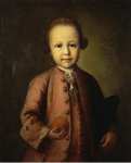Kolokolnikov Mina Lukich Portrait of Savva Yakovlev as a Child  - Hermitage